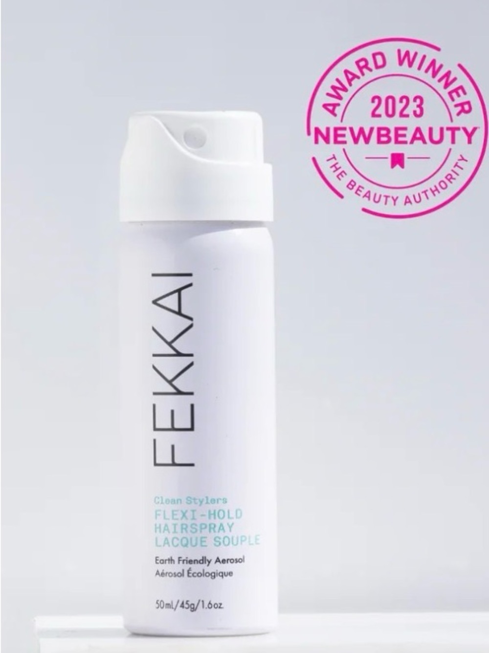 FEKKAI CLEAN STYLERS FLEXIBLE HOLD HAIRSPRAY BRAND NEW 1.6oz
